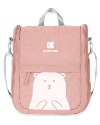 Преносимо легло-чанта 2в1 Kikkaboo Bear Pink