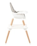 Дървен стол за хранене Kikkaboo Multi 3in1 Grey