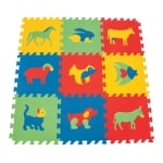 Мек пъзел-килим с животни - 03470