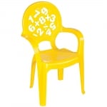 Стол с цифри жълт 03412 n/a