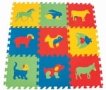 Мек пъзел-килим с животни - 03470