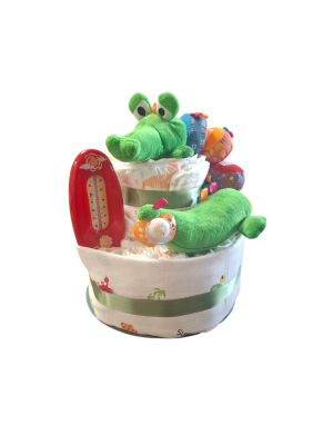 Сет торта от памперси-момче