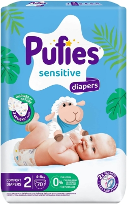 пелени пуфис Pufies DIAPERS MP 2MINI 70 БР,