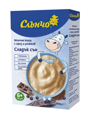 Млечна каша с ориз и рожков "Сладък сън"