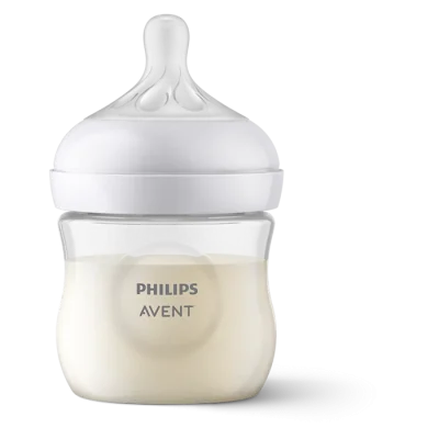 шише с биберон avent Natural Response 0м+ 125 ml