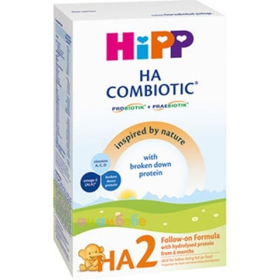 Мляко за кърмачета hipp комбиотик на2 350гр.