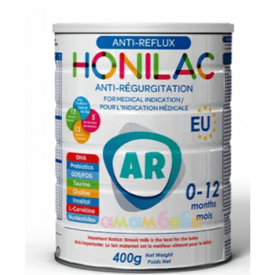 Honilac antireflux formula - адаптирано мляко против повръщане 0-12 м 0 400 кг