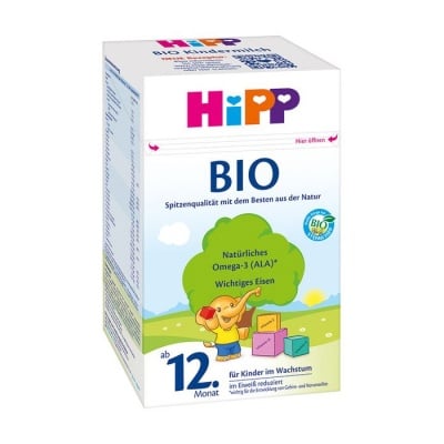 Мляко за кърмачета hipp bio/органик 3 kinder 600гр.