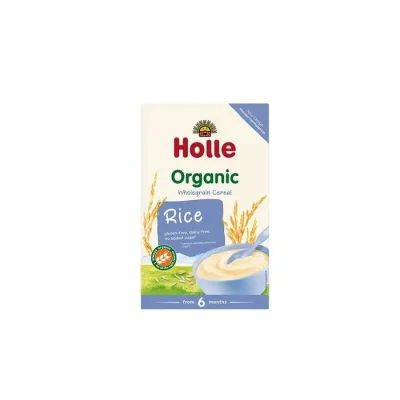 Holle инстантна безмлечна био каша с ориз 4м. 250гр.