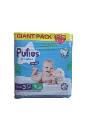пелени пуфис Pufies SENSITIVE DIAPERS MP 3 MIDI 96 БР,