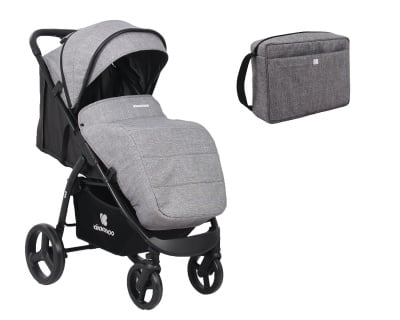 Бебешка лятна количка Kikkaboo EVA Grey 2020