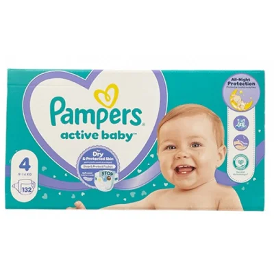 ПАМПЕРС - Pampers active baby MB 4 132БР