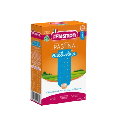 Паста plasmon първи месеци перли 320гр.(sabbiolina)