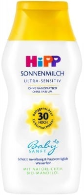 Hipp слънцезащитно мляко ф30