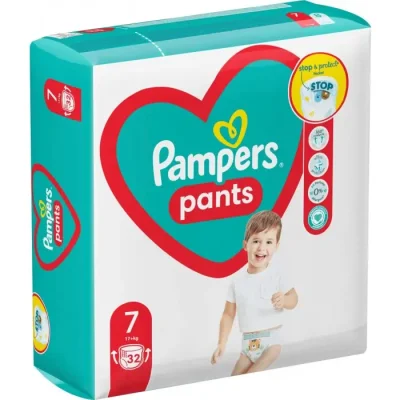 Памперс гащи - pampers pants 7 /32бр./