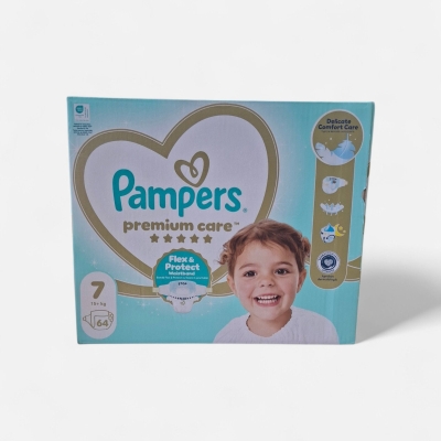 ПАМПЕРС премиум кеър - pampers premium care 7 64БР КАШОН