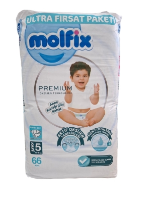 Пелени молфикс - Molfix PREMIUM GIGA 5 11-18/ 66 бр