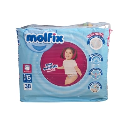 Гащи молфикс- molfix јumbо расk 6 15-22 38бр