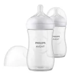 шише с биберон avent Natural Response 1м+260 ml 2 бр