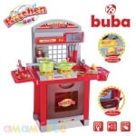 Детска кухня комплект червена buba