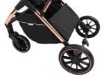 Kikkaboo Комбинирана бебешка количка 3 в 1 Angele Chrome Black
