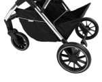 Комбинирана бебешка количка 3 в 1 Kikkaboo Angele Chrome Grey