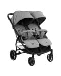 Бебешка количка за близнаци Kikkaboo Happy 2 2020 Light Grey