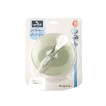 К-Т КУПА+ЛЪЖИЧКА С ВАКУУМНО ДЪНО Lorelli MINT GREEN