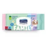 мокри кърпи septona family 100бр. с капак